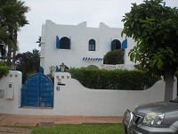 Rental House With Blue Shutters